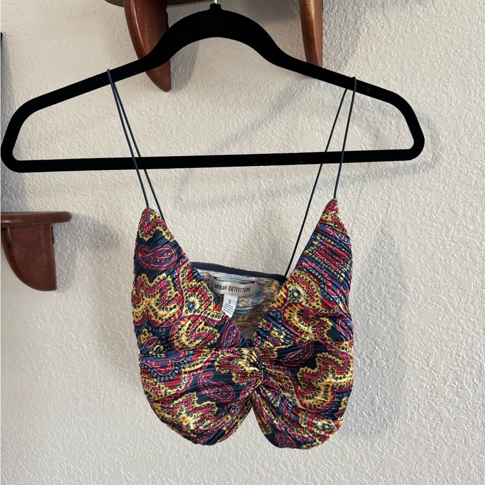 Urban Outfitters Colorful Patterned Crop Top